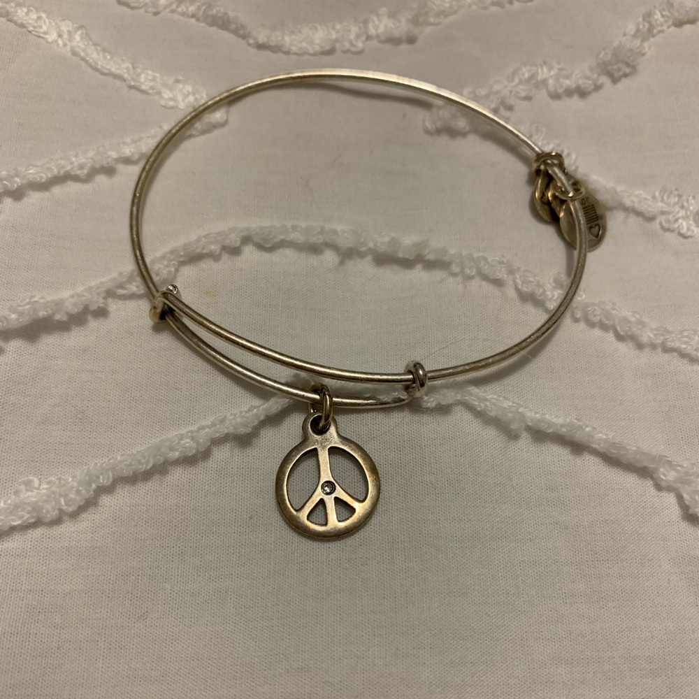 Peace Sign Alex and Ani bracelet
